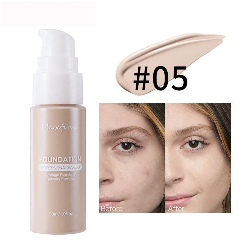 Liquid Foundation – Waterproof, Sweat-Resistant Professional Concealer