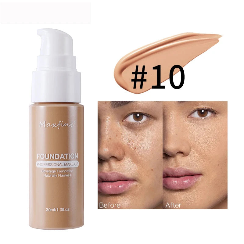 Liquid Foundation – Waterproof, Sweat-Resistant Professional Concealer