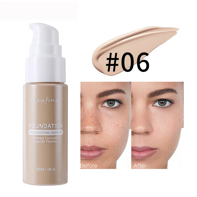 Liquid Foundation – Waterproof, Sweat-Resistant Professional Concealer