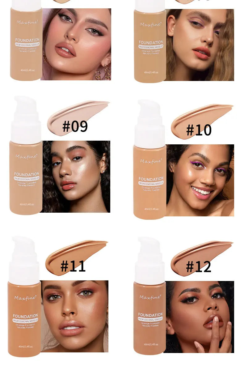 Liquid Foundation – Waterproof, Sweat-Resistant Professional Concealer