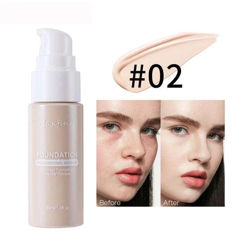 Liquid Foundation – Waterproof, Sweat-Resistant Professional Concealer