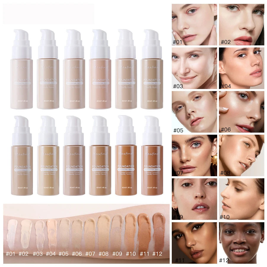 Liquid Foundation – Waterproof, Sweat-Resistant Professional Concealer