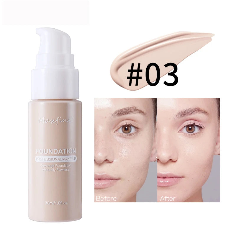 Liquid Foundation – Waterproof, Sweat-Resistant Professional Concealer