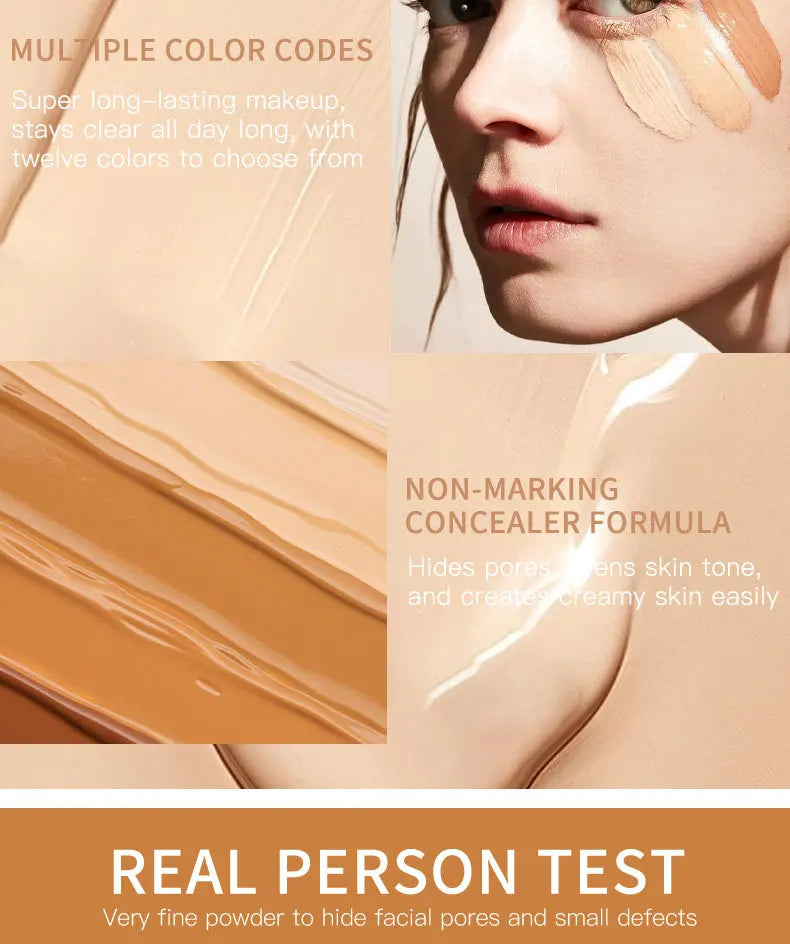 Liquid Foundation – Waterproof, Sweat-Resistant Professional Concealer
