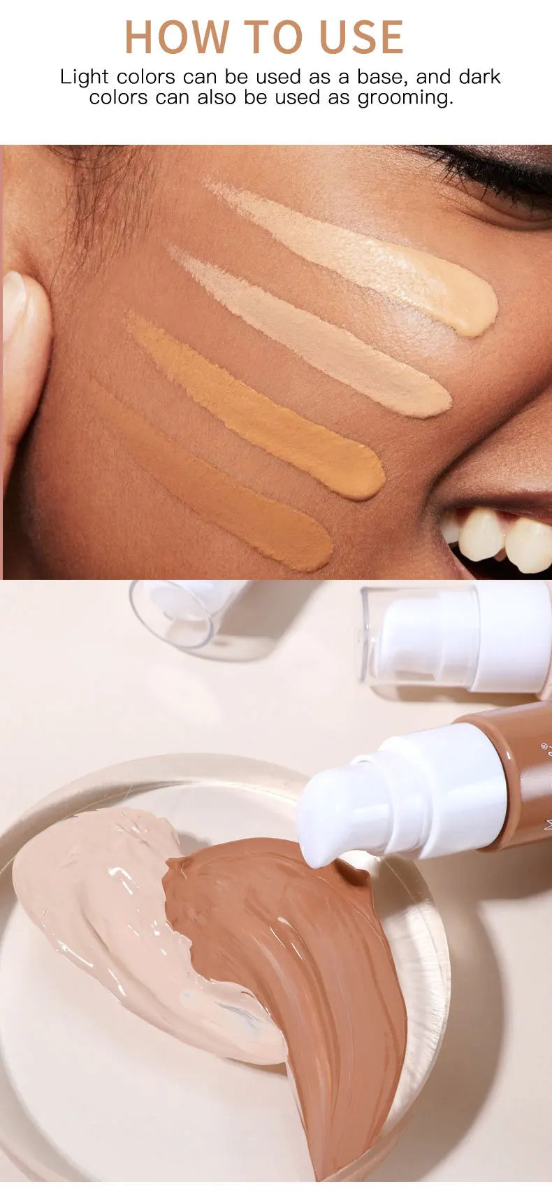 Liquid Foundation – Waterproof, Sweat-Resistant Professional Concealer