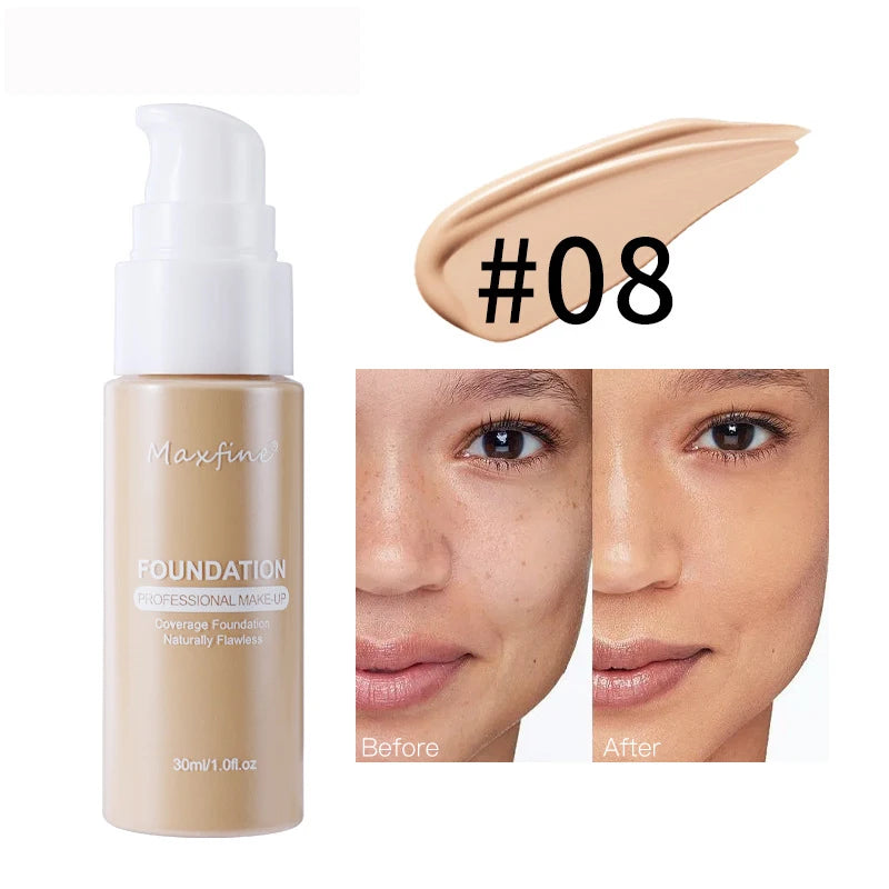Liquid Foundation – Waterproof, Sweat-Resistant Professional Concealer