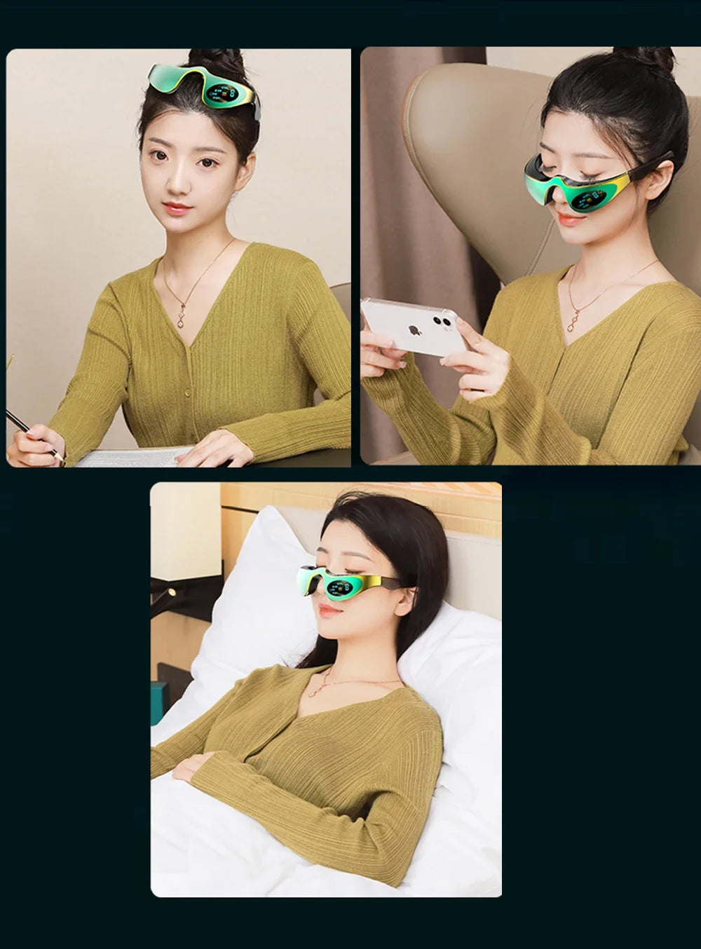 3D EMS Eye Massager – Relax & Refresh Your Eyes