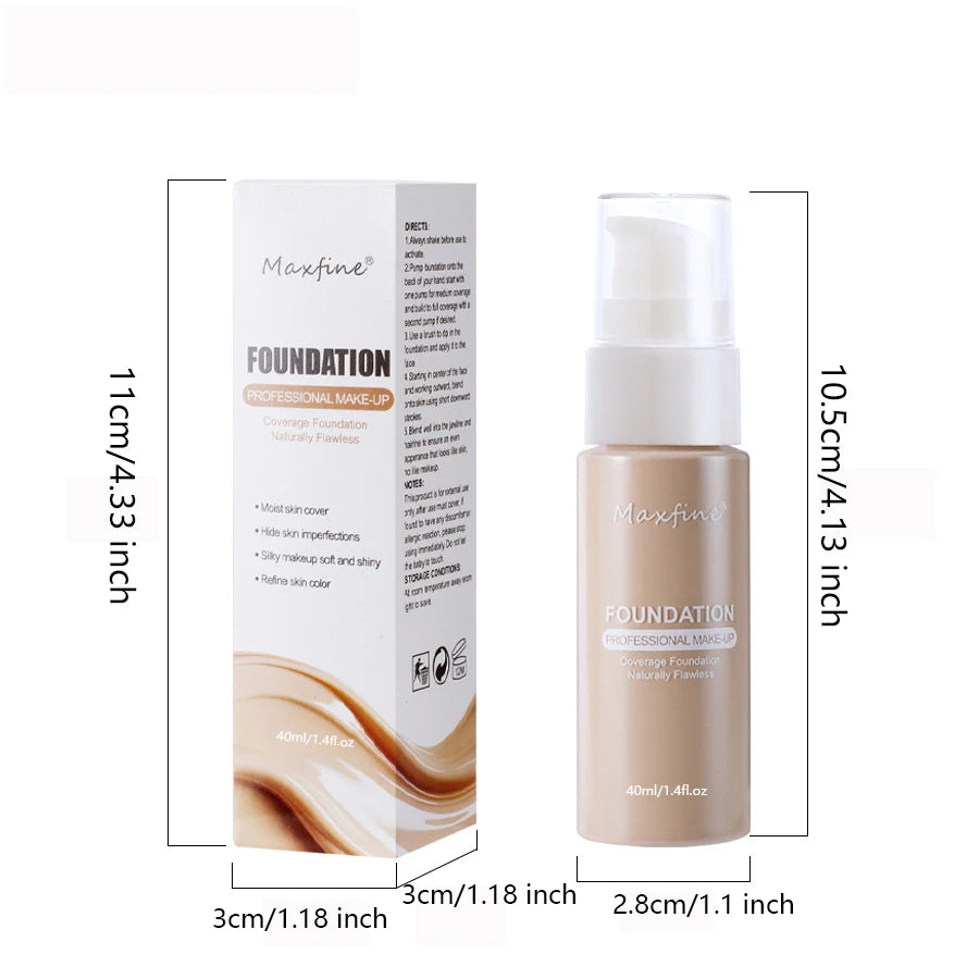 Liquid Foundation – Waterproof, Sweat-Resistant Professional Concealer