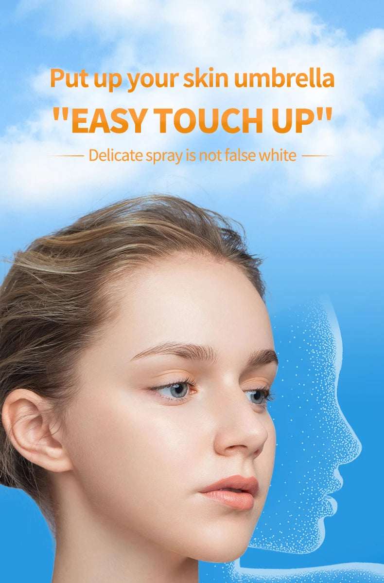 O‘cheal 150ml Anti-aging  Sunscreen Spray - Anti Wrinkle Moisturizing Whitening Sunscreen Spray Facial Body Neck Skin Care Cream
