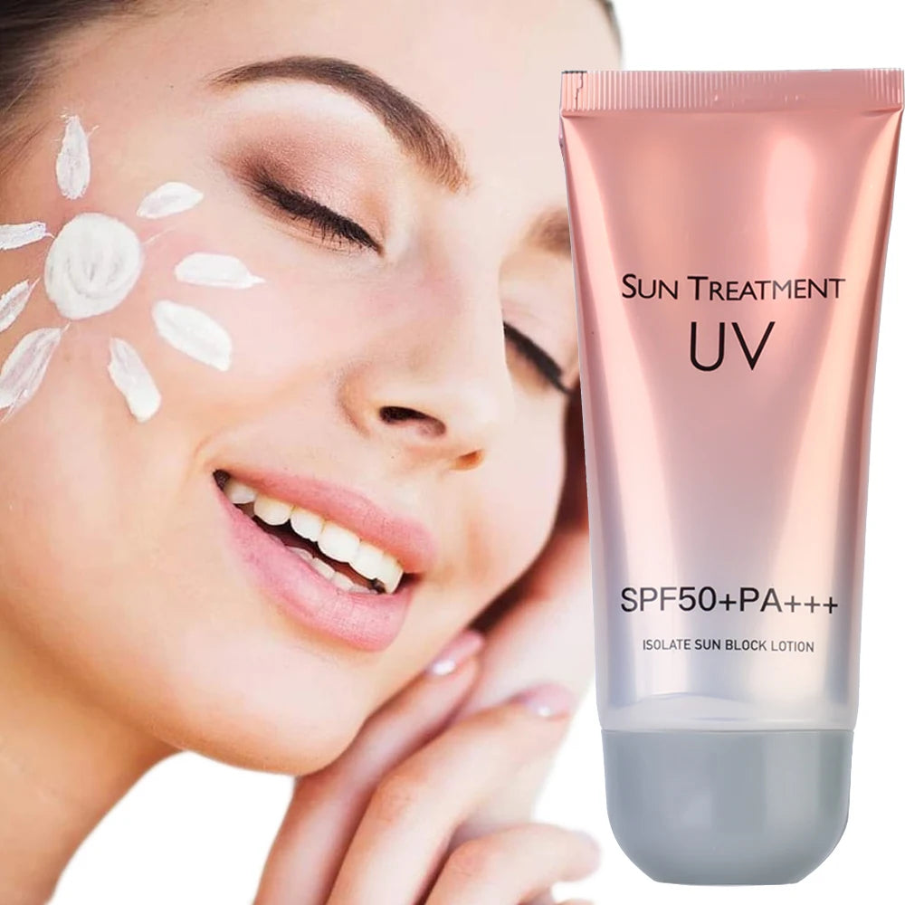 SPF50+ Whitening Sunscreen Gel – Face Moisturizer & Sun Block Cream