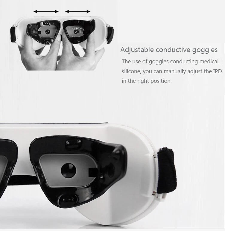 Smart Eye Massager – Relieve Eye Strain & Boost Focus | 6D Green Light + EMS Pulse Technology