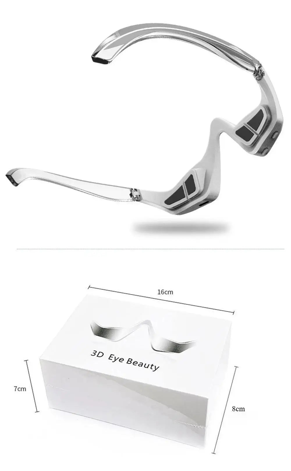 EMS Red Light Therapy Eye Massager – Anti-Aging, Hot Compress, Eye Fatigue Relief, Dark Circle Reduction & Relaxation