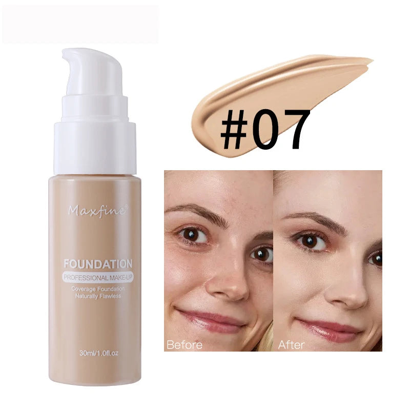 Liquid Foundation – Waterproof, Sweat-Resistant Professional Concealer