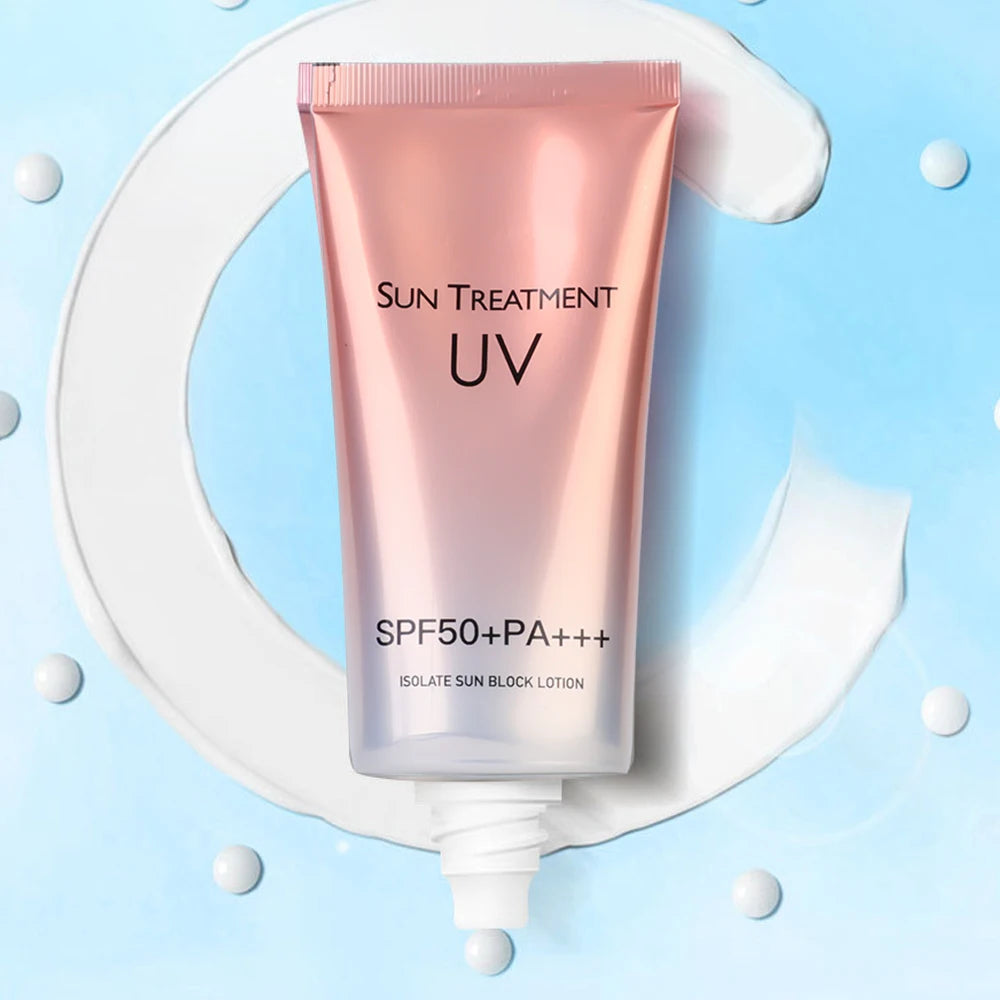SPF50+ Whitening Sunscreen Gel – Face Moisturizer & Sun Block Cream