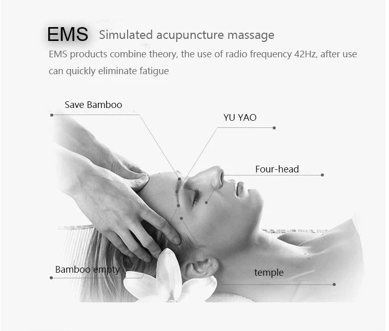 Smart Eye Massager – Relieve Eye Strain & Boost Focus | 6D Green Light + EMS Pulse Technology