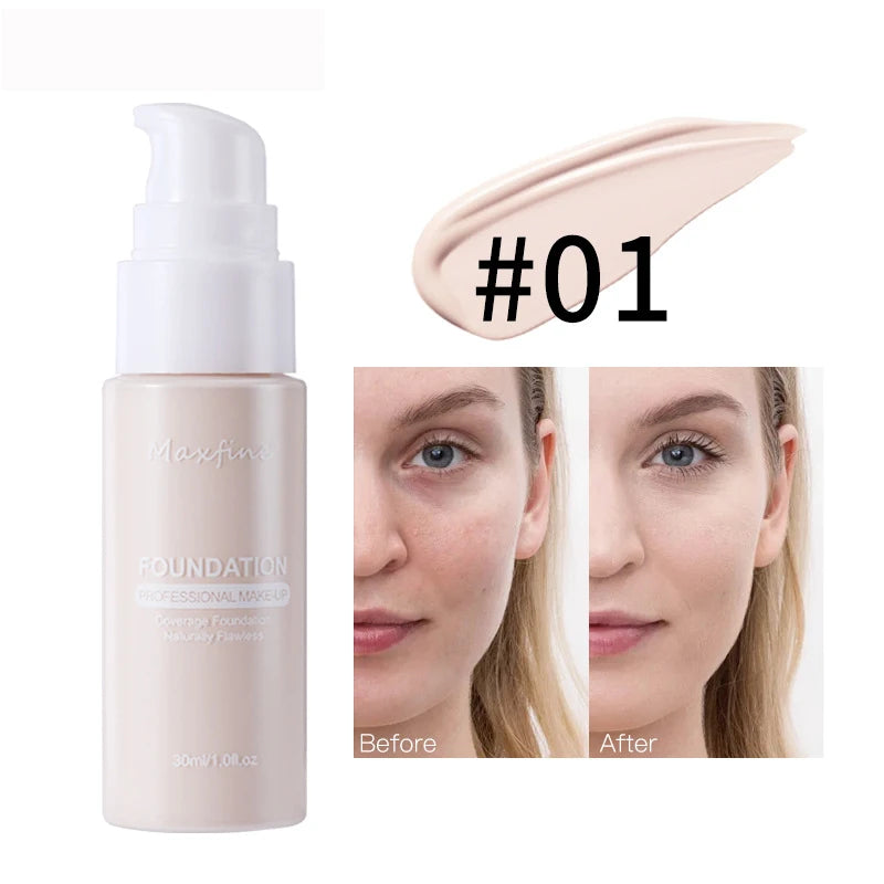Liquid Foundation – Waterproof, Sweat-Resistant Professional Concealer